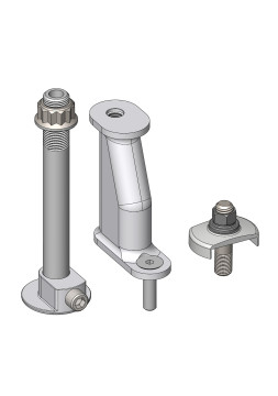 156216-0003 This RCD   Idler Kit  Provides Spacing for a 3.1" wide idler pulley.